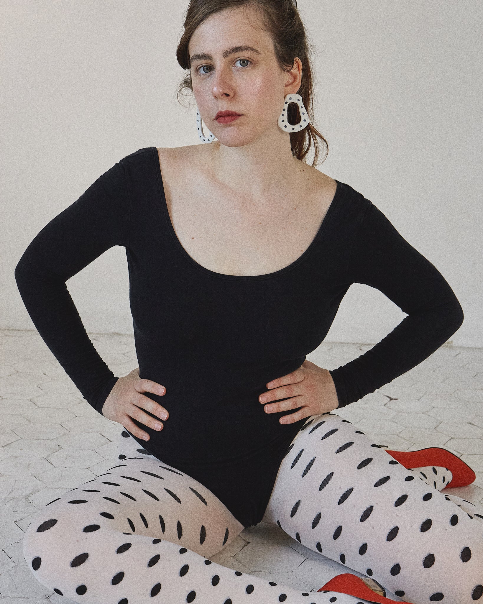 Polka Earrings